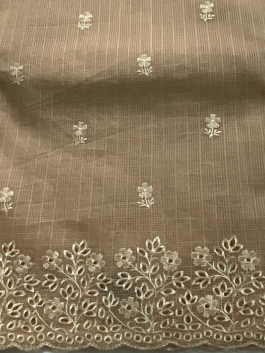 Chic kota Dorai silk cut work Saree with Tassel Detailing