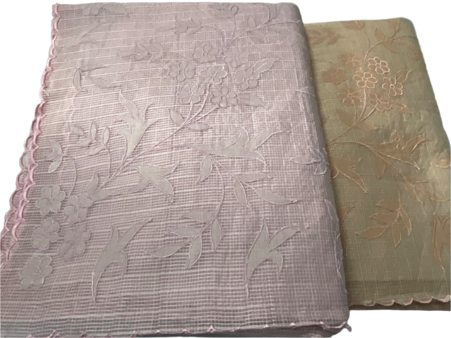 ✨ Elegant Kota DOria Shadow Saree – Sheer Beauty with Intricate Threadwork ✨