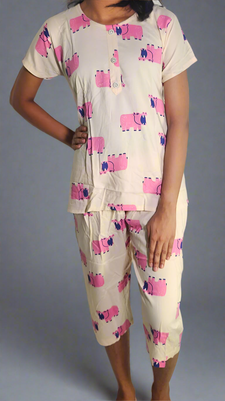 मिकी माउस मिक्स एंड मैच नाइट ड्रेस