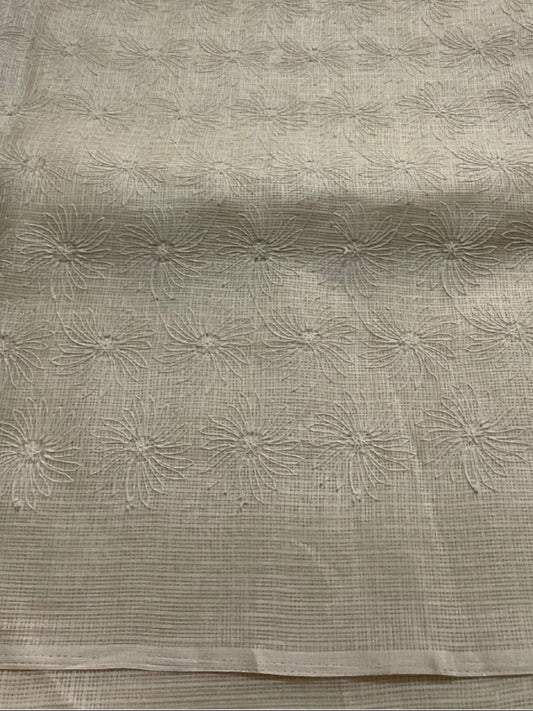 Elegant Embroidered Kota Cotton Saree – Effortless Charm